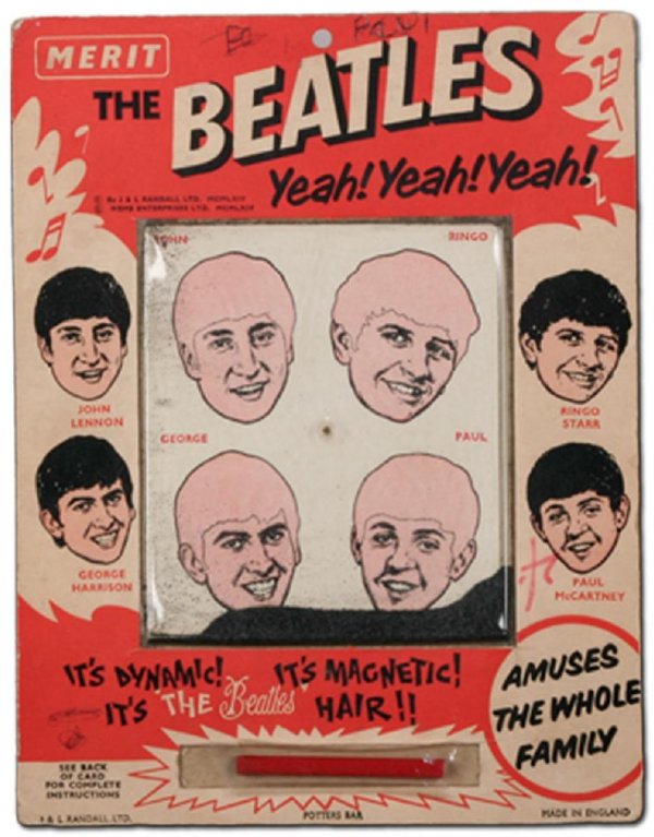 Original 1964 The Beatles Hair Game by Merit (Made In England) Memorabilia Expert