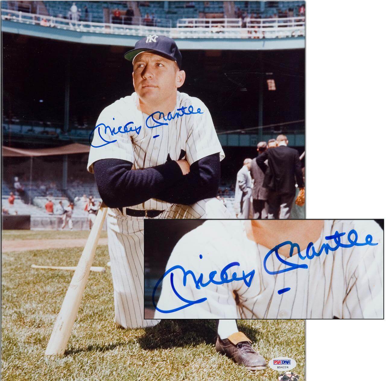 Mickey Mantle Autographed 1114 Photo (PSA/DNA Graded 9  Mantle Museum  Hologram)  Memorabilia Expert