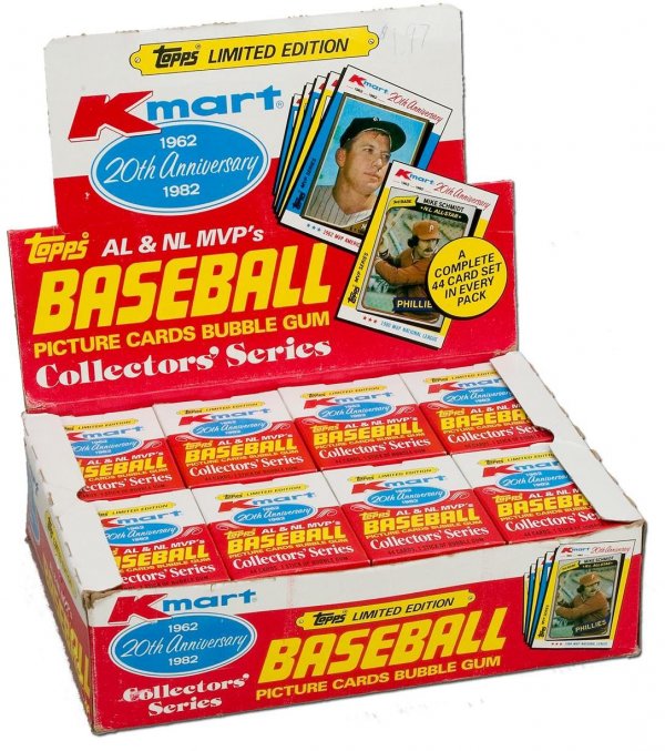 1982 Kmart Baseball Card Case w/24 Complete Sets Memorabilia Expert
