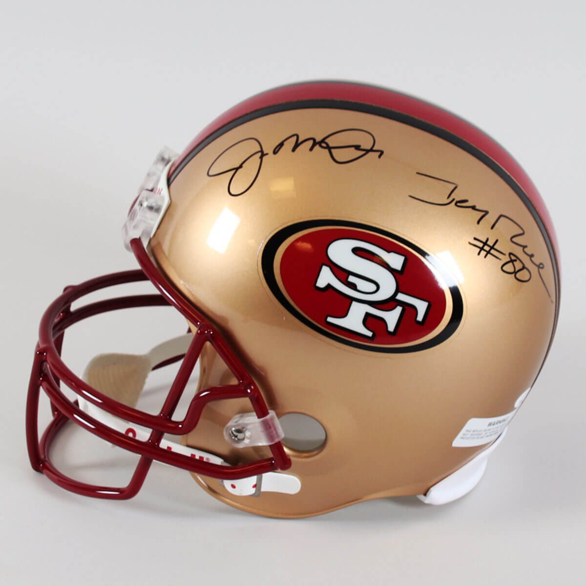 jerry rice signed helmet