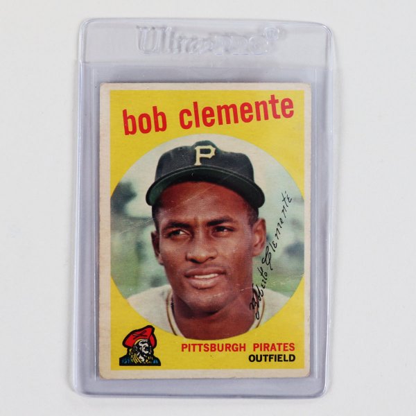 1959 Topps Bob Clemente Baseball Card 478 Memorabilia Expert